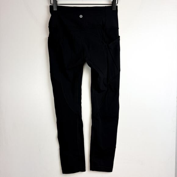 Lululemon All The Right Places Leggings 23” Black W6AMYS - 6 - Picture 5 of 9